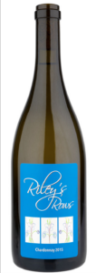 Bottle of Riley's Rows 2018 Chardonnay